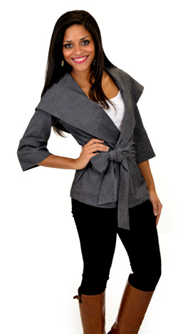 True Lovin' Jacket Charcoal