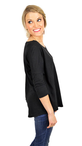 Simply Said Tee, Black