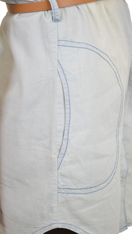 Acid Wash Denim Dress