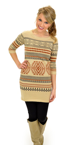 Taylor Sweater Dress, Oatmeal