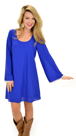 Going Steady Dress, Blue