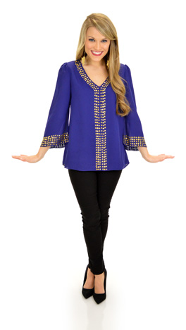 Leena Beaded Blouse