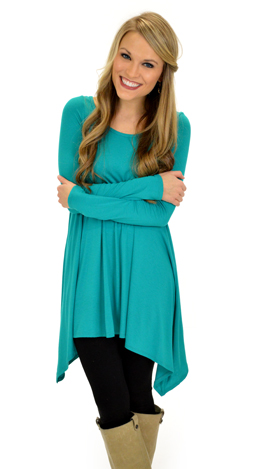Taking Flight Tunic, Emerald