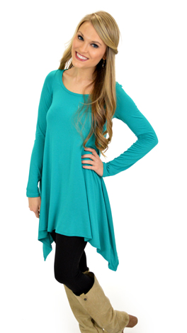 Taking Flight Tunic, Emerald