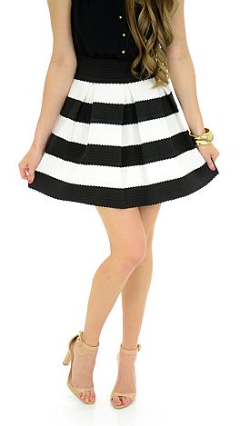 Uptown Chic Skirt, Black