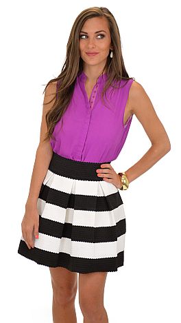 Uptown Chic Skirt, Black