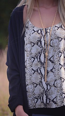Fast Forward Cardi, Black