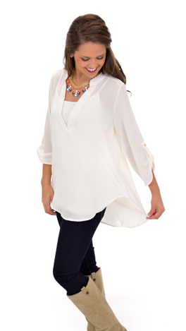 Simply the Best Top, Ivory