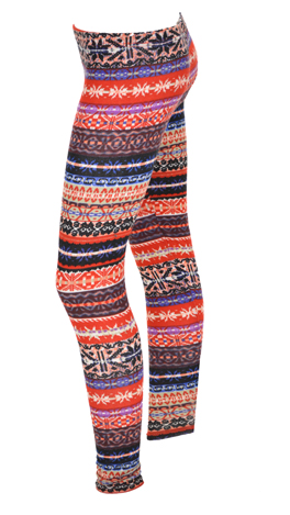 Purple Print Leggings