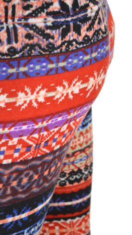 Purple Print Leggings