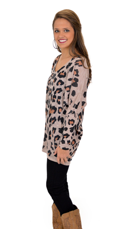 Blotted Leopard top