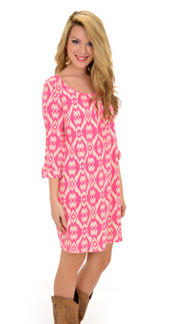 Sloane Shift Dress, Pink