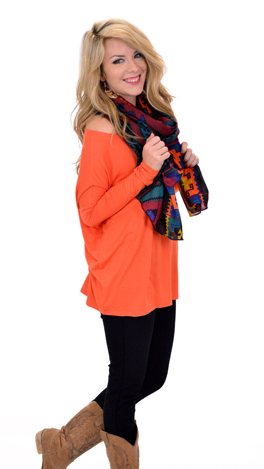Box Tee, Orange