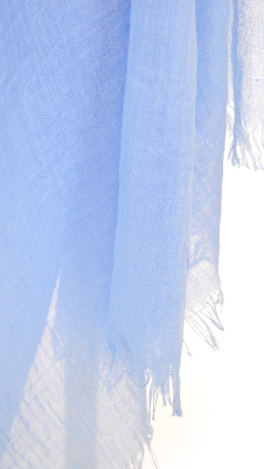 Baby Blue Gauze Scarf