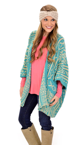Short and Sweet Cardigan, Jade