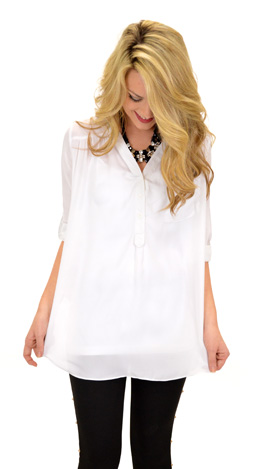 Pharoh Pharoh Tunic, White