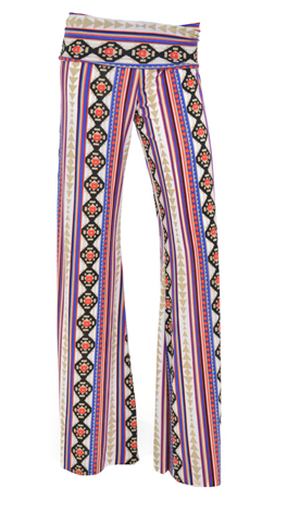 Printed Palazzo Pant, Red