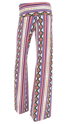 Printed Palazzo Pant, Red