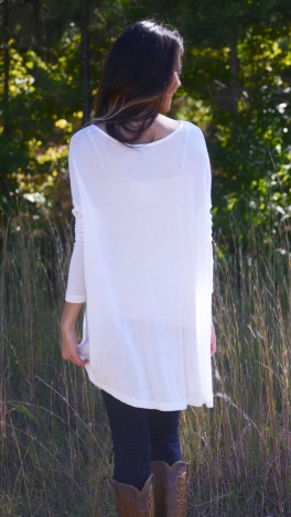 Cozy Folks Tee, Ivory