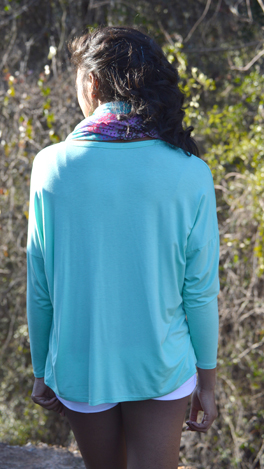 Lace Pocket Tee, Mint