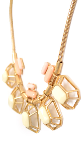 Cage Necklace, Ivory