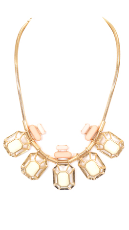 Cage Necklace, Ivory