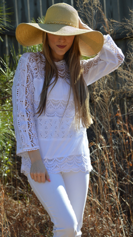 Emma Blouse, White