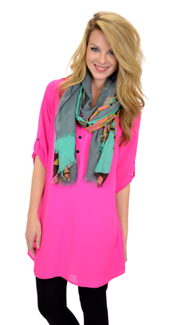 Go with it Tunic, Pink
