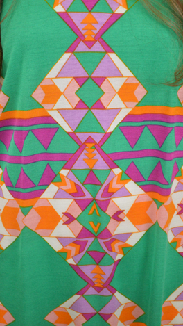 Oasis Tee, Green Pyramids