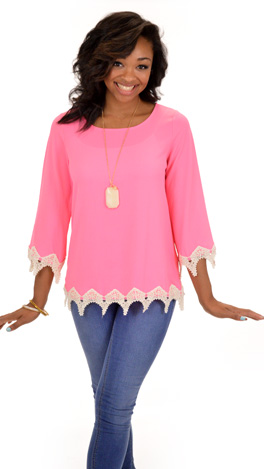 Sweet Annie Top, Pink