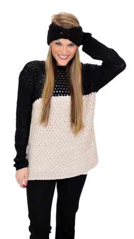 Into the Black Sweater