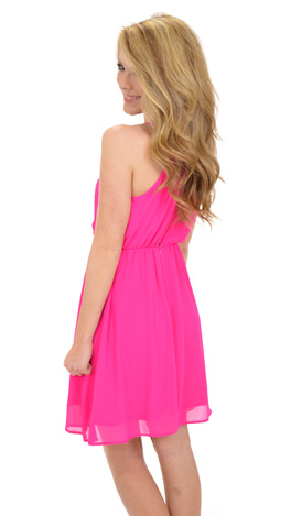Pink if You Pleats Dress