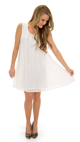 Leading Lady Dress, White