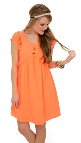 Oh Baby Dress, Orange