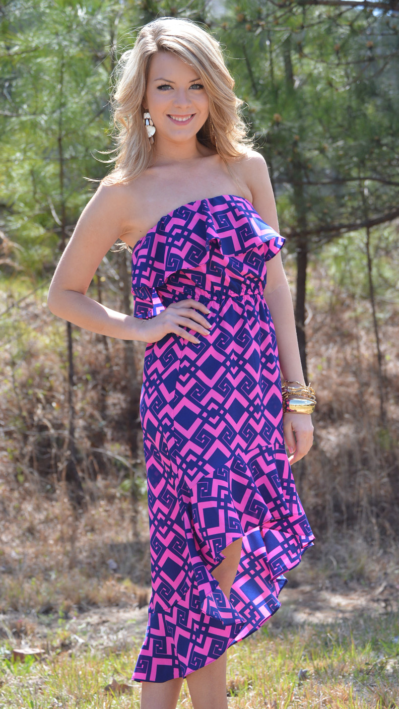 Pink Maze Dress