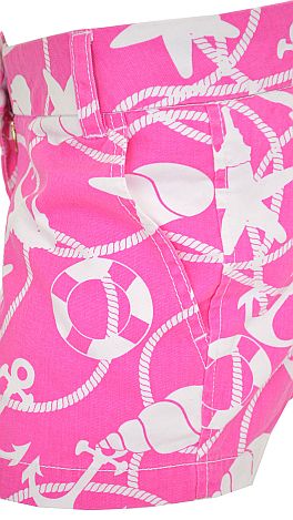 Pink Anchor Shorts