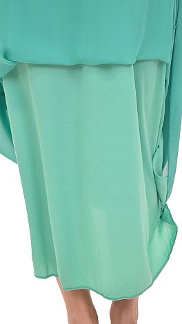 Colorblock Tube Maxi, Teal