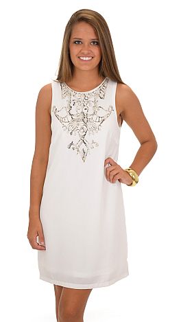 White Snake Dress