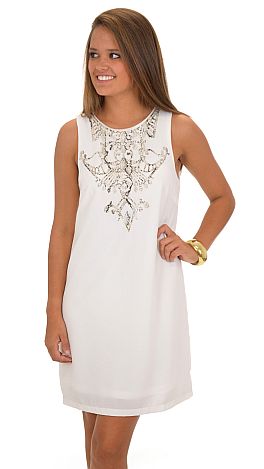 White Snake Dress