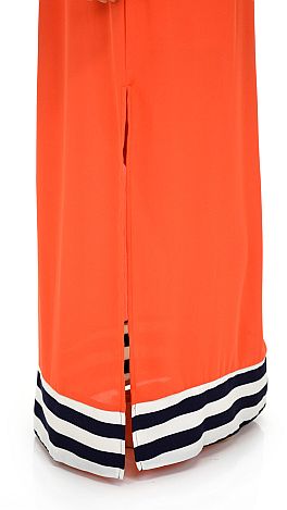 Orange Nautical Maxi