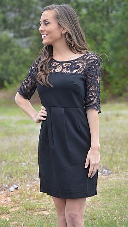 Lelani Dress, Black