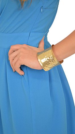 Head Turner Dress, Blue