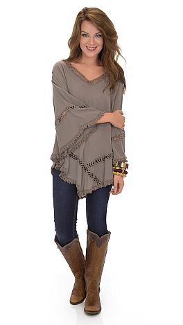 Olive Branch Poncho