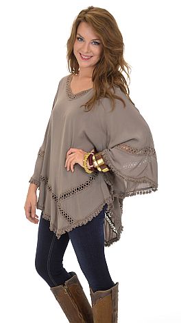 Olive Branch Poncho