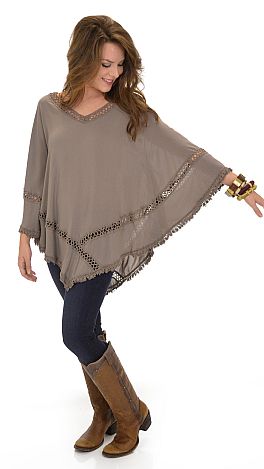 Olive Branch Poncho