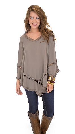 Olive Branch Poncho