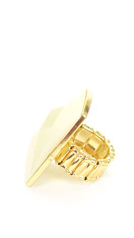 White Rectangular Ring