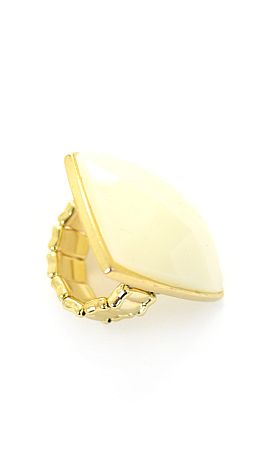 White Rectangular Ring