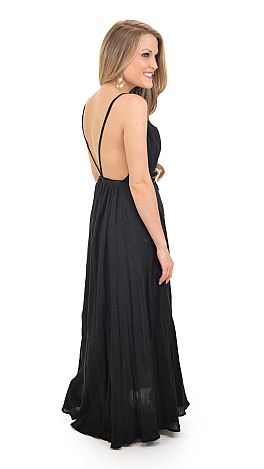 Black Gauze Maxi