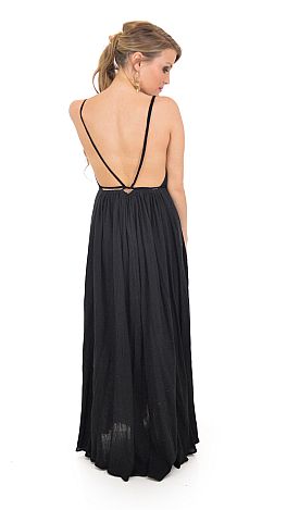 Black Gauze Maxi